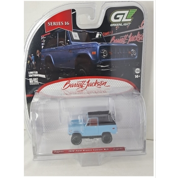 Greenlight 1:64 Ford Bronco Custom SUV 1972 blue